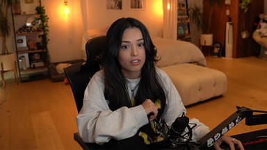 Valkyrae during one of her streams