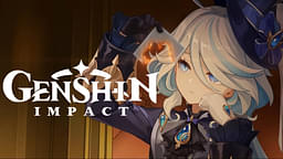 An image showing Furina with the Genshin Impact logo on right