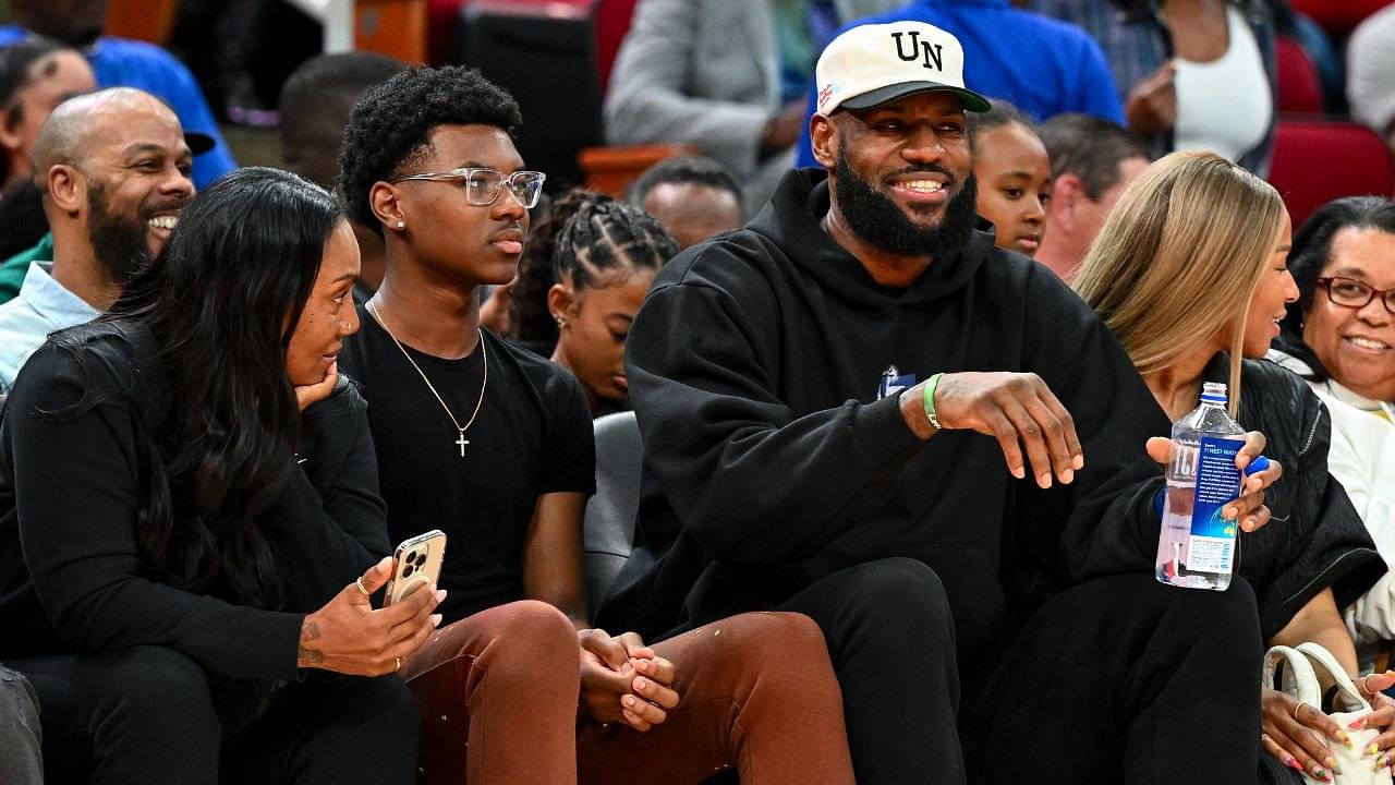 Taking a Break From Celebrating $191,000,000 Signings, LeBron James Shares ‘Wholesome’ Moment Between Bryce and Zhuri