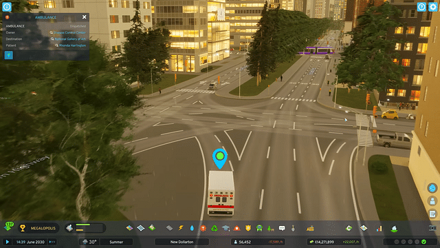 An image showcasing pathfinding in Cities: Skylines 2