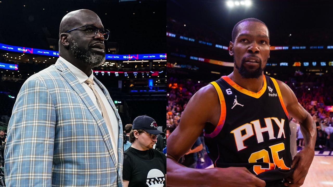 “Guess Shaq Said Something Bad About Kevin Durant Once”: Shaquille O’Neal’s ‘Hell of a Team’ Comment on KDs All-time Starting 5 Irks Fans