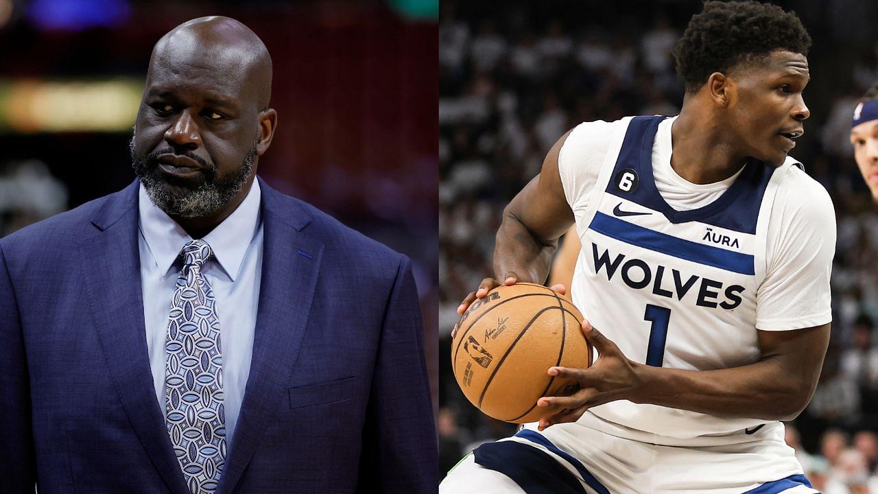 Having Pocketed $120,000,000 As a 24 Year Old, Shaquille O’Neal Proudly Shares Anthony Edwards’ $260 Million Contract with Timberwolves