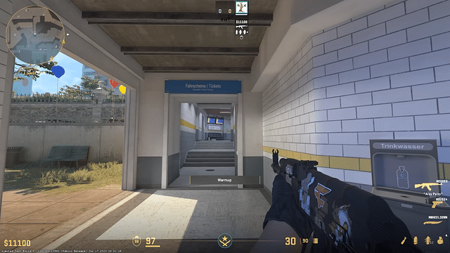 An image showing the Toilet or Daprture of Overpass in Counter-Strike 2