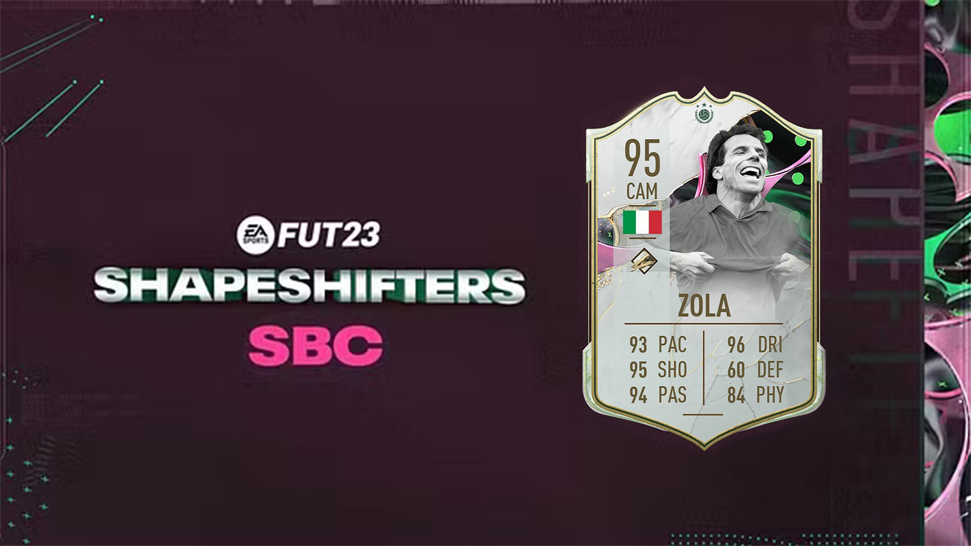 FIFA 23 Gianfranco Zola Shapeshifters Icon