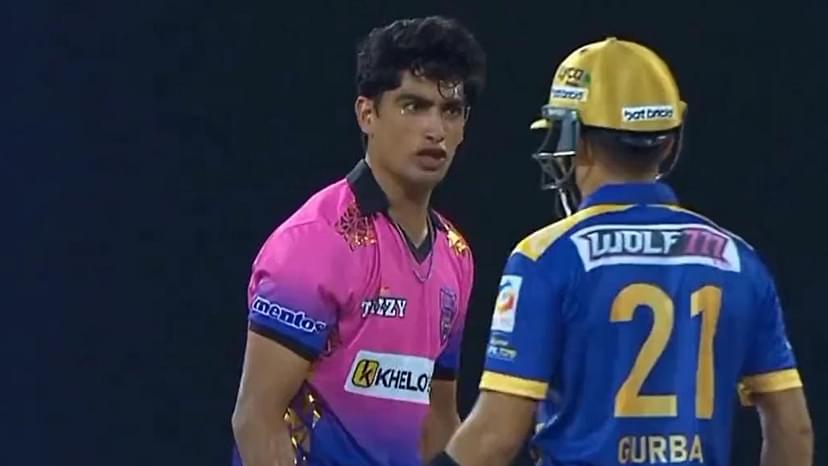 Naseem Shah, Who Hit 2 Sixes Vs Afghanistan In Asia Cup 2022, Gives Angry Send Off To Rahmanullah Gurbaz In LPL 2023 Opener