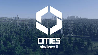 An image showing landscape with Cities: Skylines 2 logo