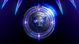 An image displaying the main logo of Black Panther game from EA