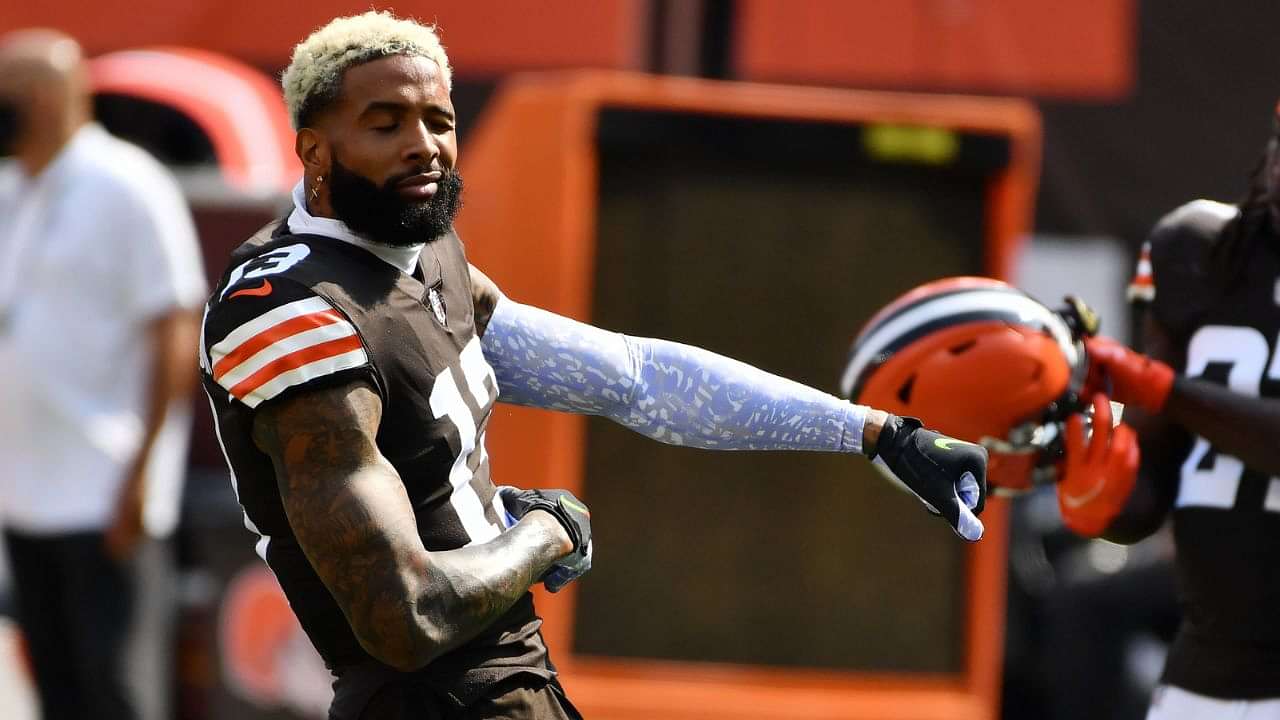 Odell Beckham Jr. Is Wearing $200,000 Cleats at the Super Bowl