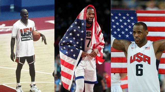 “Greatest Olympians in Basketball”: Kevin Durant Boldly Snubs Michael Jordan and LeBron James While Cheering On USWNT