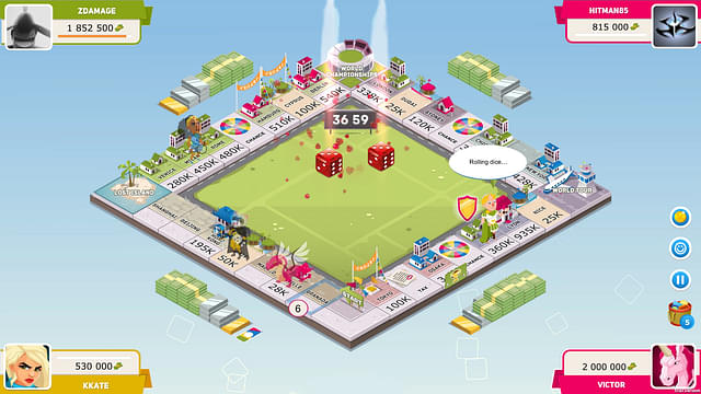 An image showing the gameplay of Business World Tour