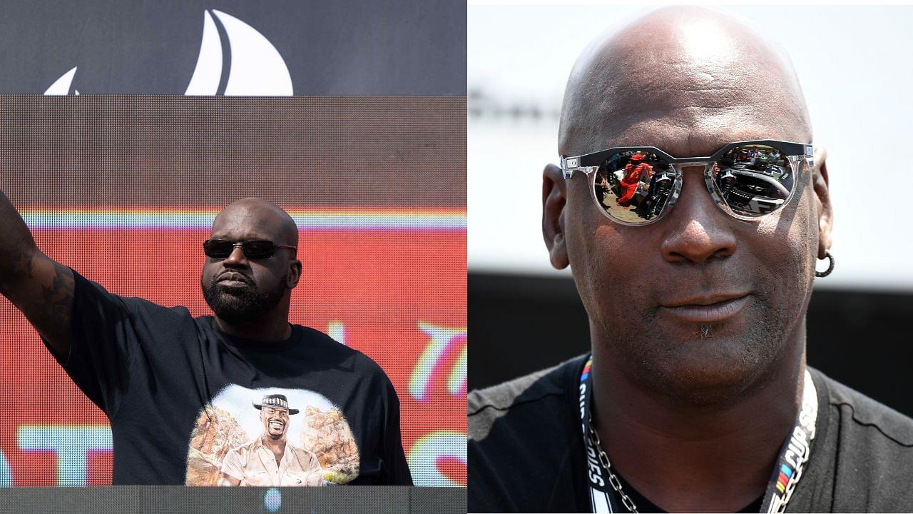 Michael Jordan, who retired 3 times, revealed he'd play 42 y/o if he had  7'0 Shaquille O'Neal - The SportsRush