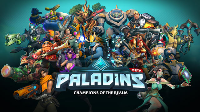 An image showing the main cover of Paladins