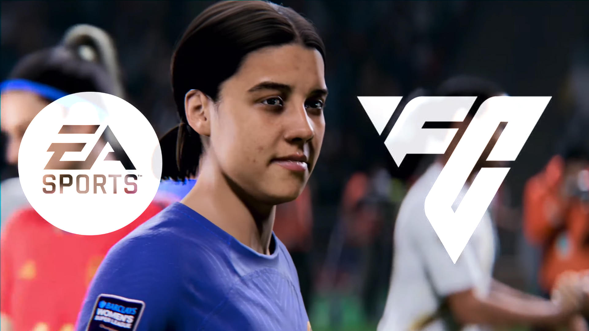 An image showing a female footballer in EA Sports FC 24