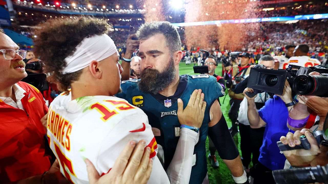 Dwarfing Patrick Mahomes' Famous Beer Chug, Jason Kelce Finished 30 oz of  Beer in Seconds to Raise $380,000 for Autism Foundation - The SportsRush
