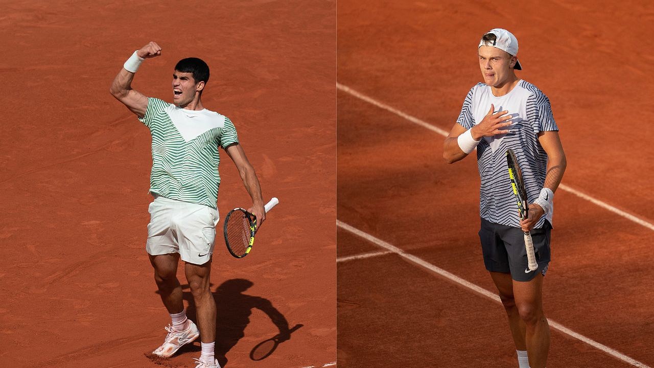 Tennis Stars Carlos Alcaraz & Holger Rune Play With 'Impossible