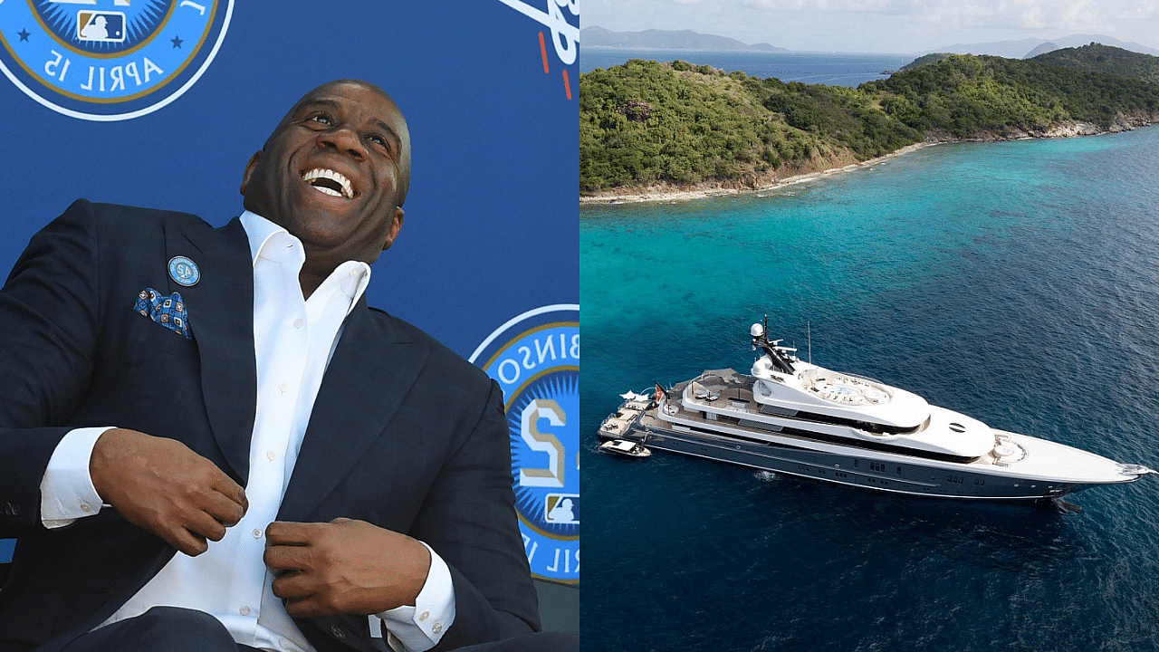 magic johnson yacht vacation