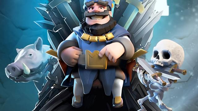 An image showing a character from Clash Royale which is one of the most played games in 2023