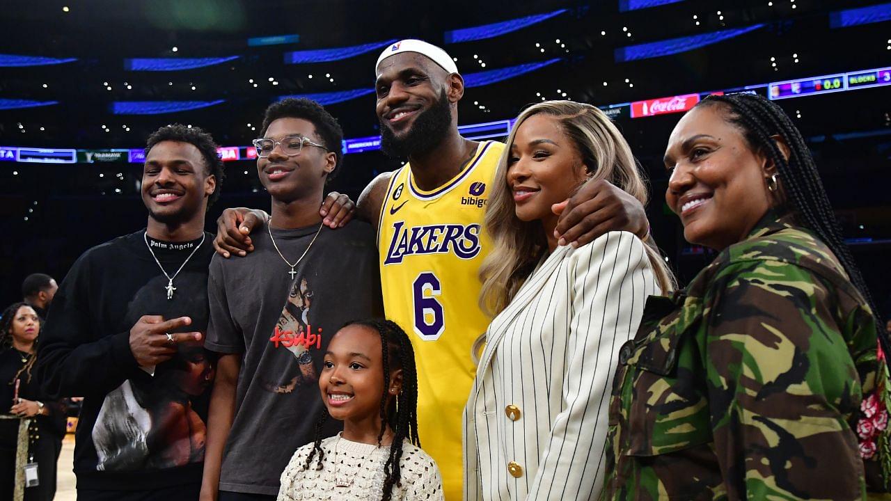 Bryce has 4 inches on Bronny!: LeBron James' Sons Leave NBA