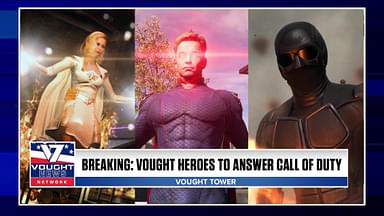An Image of a Breaking News Piece Teasing Starlight, Homelander and Black Noir's appearance in Warzone 2