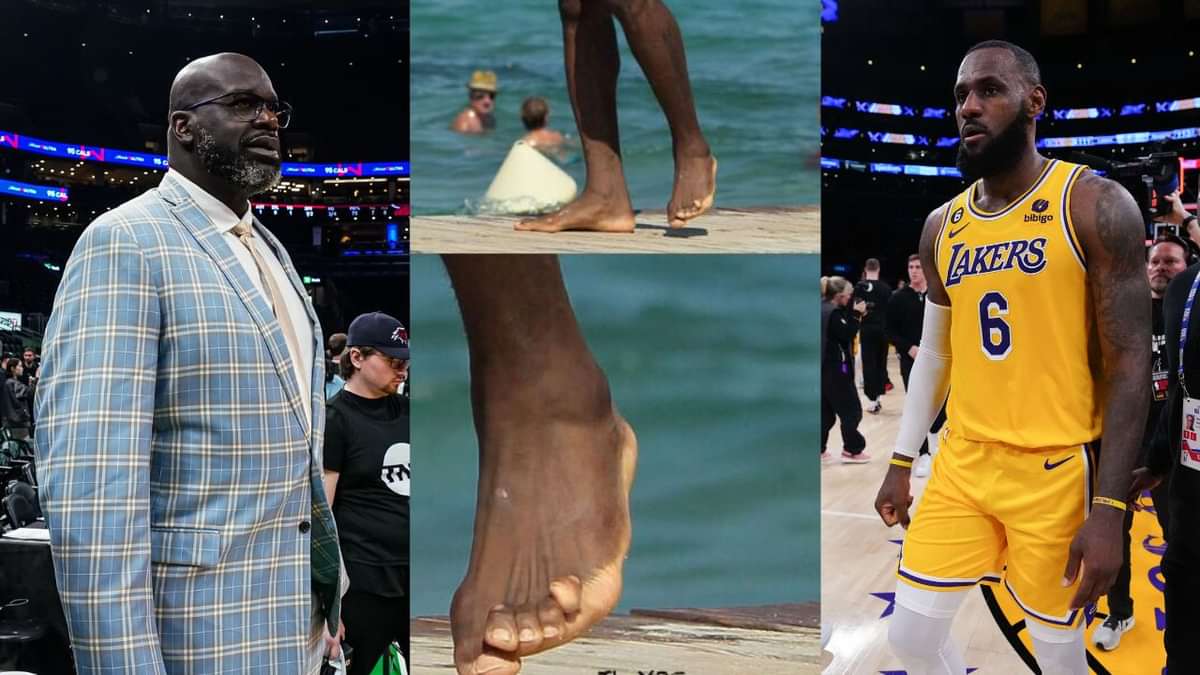 12 Years Before Shaquille O'Neal 'Roasted' LeBron James' Feet, the