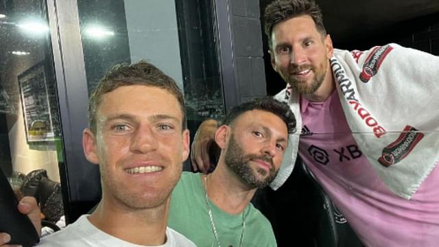Diego Schwartzman Hangs Out With Soccer Legends Messi and Beckham