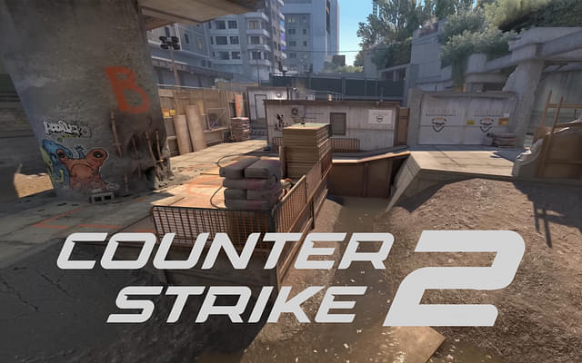 An image showing the B Site of Overpass with Counter-Strike 2 logo