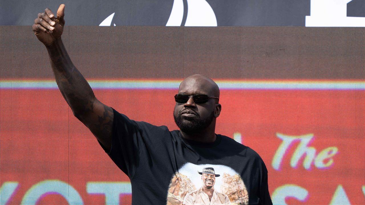 "$1000 To Whoever Knocks Down The Big Guy": Adventurous Shaquille O'Neal Challenged Hundreds Of DJ Diesel Fans To Take On One Man