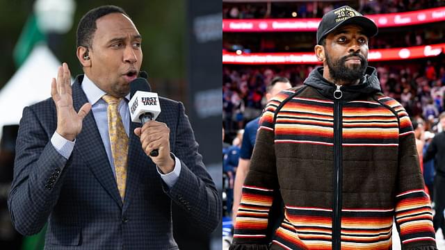 Kyrie Irving Confronted Stephen A Smith About Their ‘Lifelong’ Beef During a Lakers Playoff Game at Staples Center: “You Still Got That Same Energy Face to Face?”