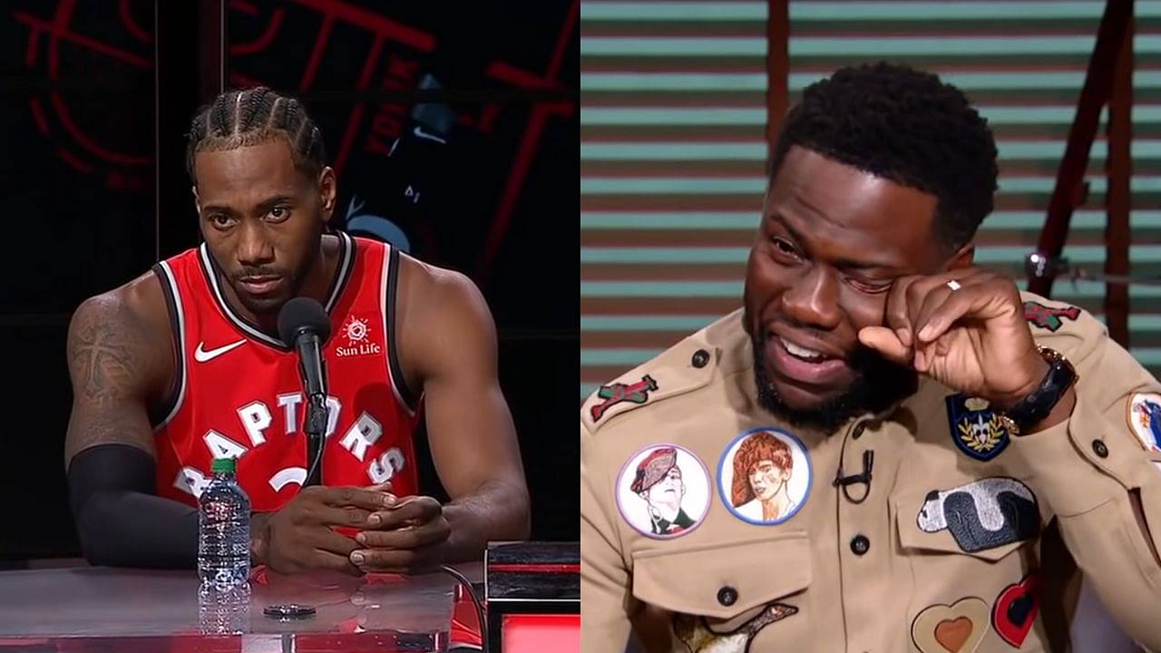 Months After $23,114,066 Raptors Trade, Kawhi Leonard Had Sixers Superfan Kevin Hart Rolling on the Floor Laughing: “I’mma Punch Him in the Face!”
