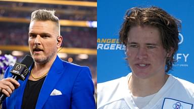 Pat McAfee Can't Stop Drooling Over $262,500,000 Contract Holder Justin Herbert; "Once You Get Rich, You Get More Handsome"
