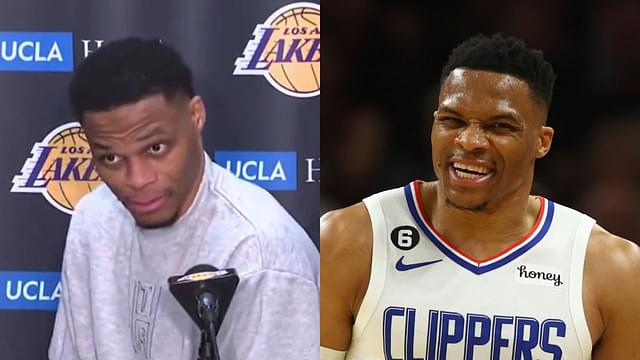 Weeks Before Being Traded From LeBron James' Lakers, $31,105,172 Earning Russell Westbrook Was 'Flabbergasted' At A Reporter's Positive Outlook On Him