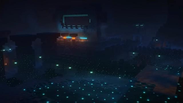 An Image of an Ancient City in Minecraft