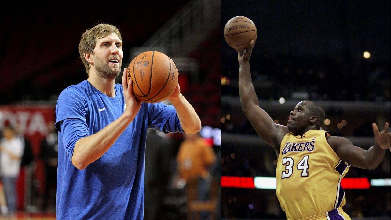 “Shaquille O’Neal Left the Game With 46 and 24!”: Dirk Nowitzki Recollected Coach Nelson’s ‘Joke’ About ‘Trapping’ Prime Lakers Shaq