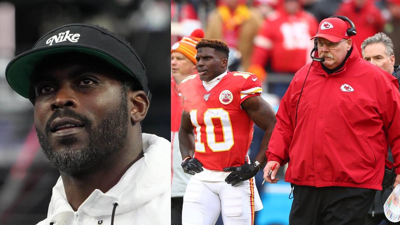 "He Ain't Gonna Yell at You": Michael Vick Hails Andy Reid on Tyreek Hill's Podcast for Bringing the Best Out of Him