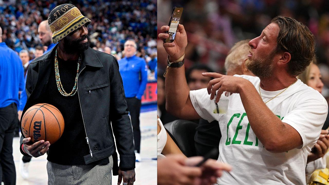 48 Hours After Historic ‘$549,999,999 Barstool Coup’, Kyrie Irving Challenges Dave Portnoy to a 1v1 for ‘Celtics Days Abuse’