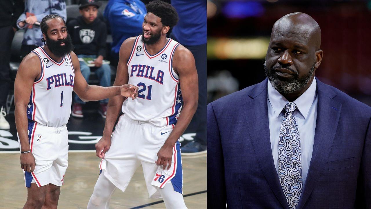 Amidst James Harden's 'Liar' Controversy, Joel Embiid's $47,607,350 'Decision' Has Shaquille O'Neal Contemplating On The MVP's Future