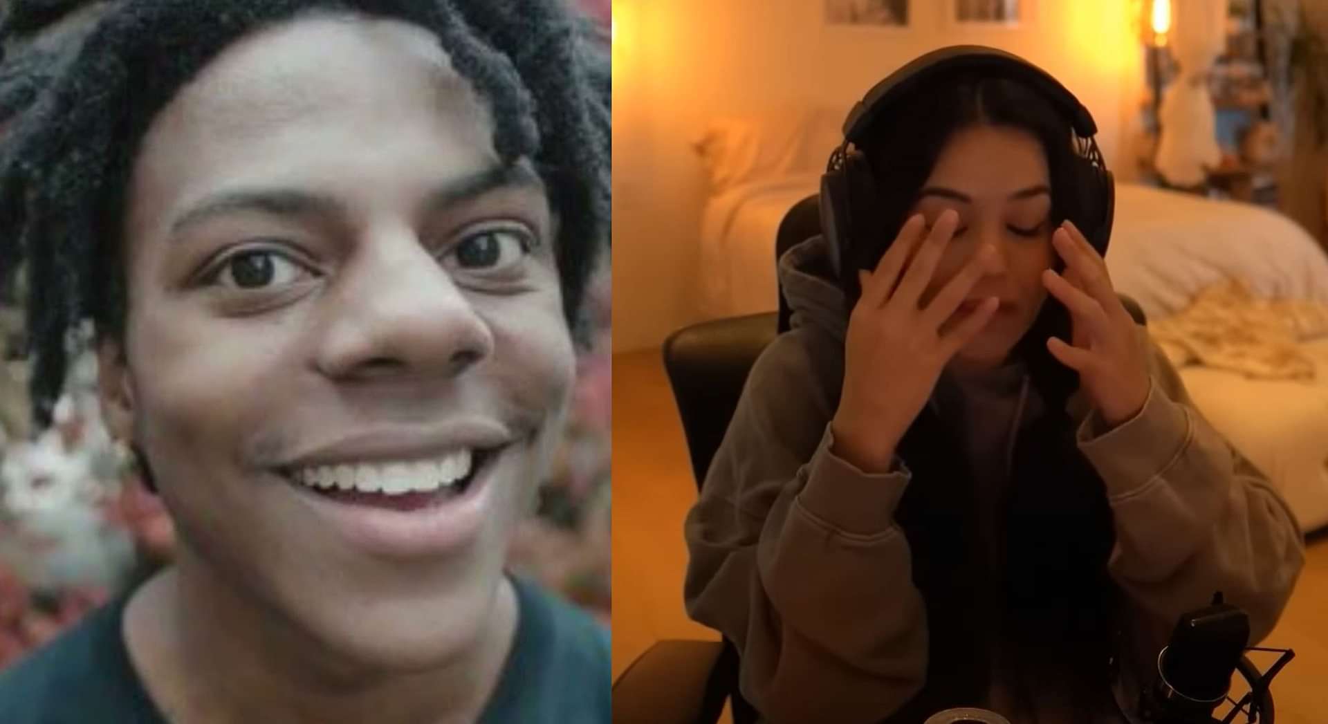 Valkyrae and the online community react to the viral moment when IShowSpeed accidentally flashed