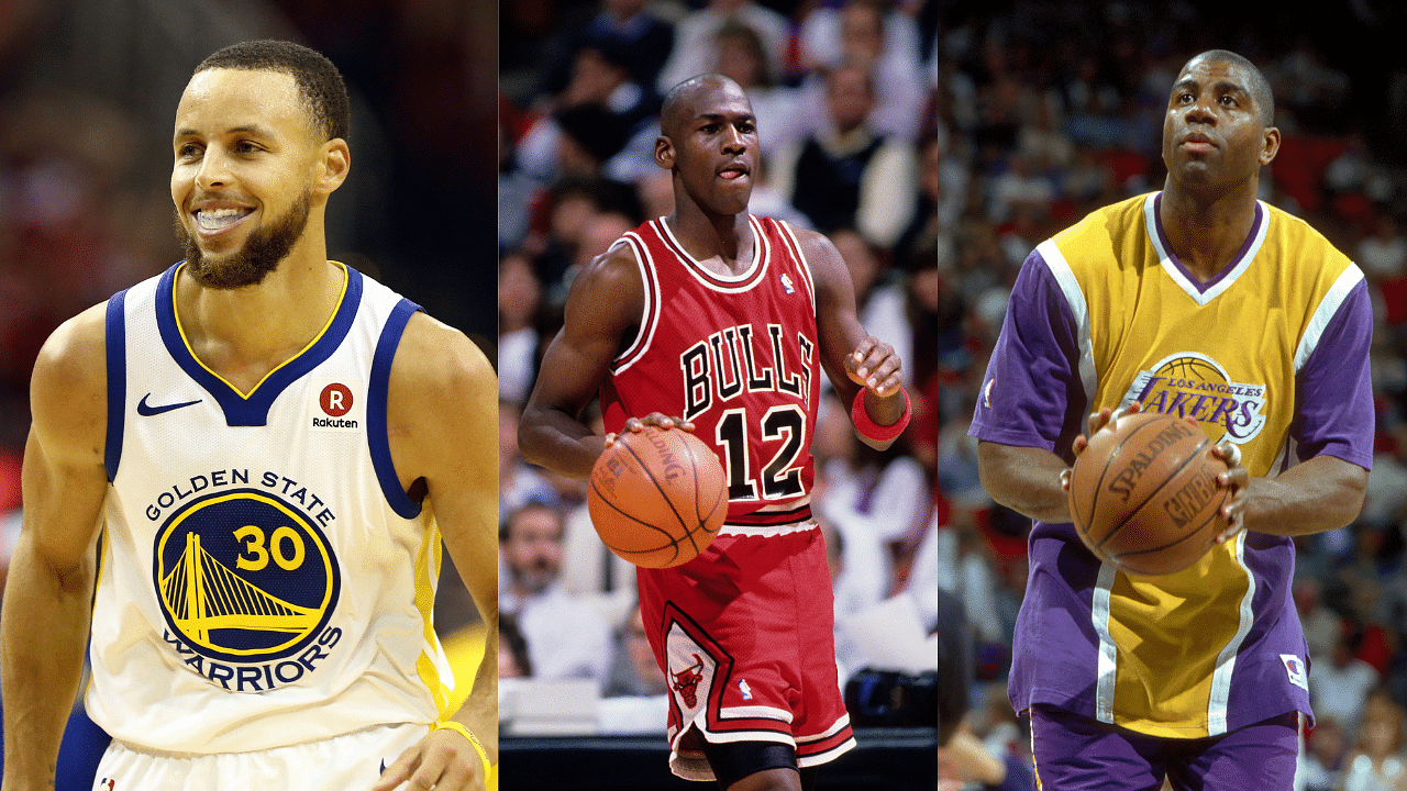 "Magic Johnson is Easily the Best PG": Stephen A. Smith Publicly Reads Michael Jordan's 'Early Morning Text' Refuting Stephen Curry's Claim