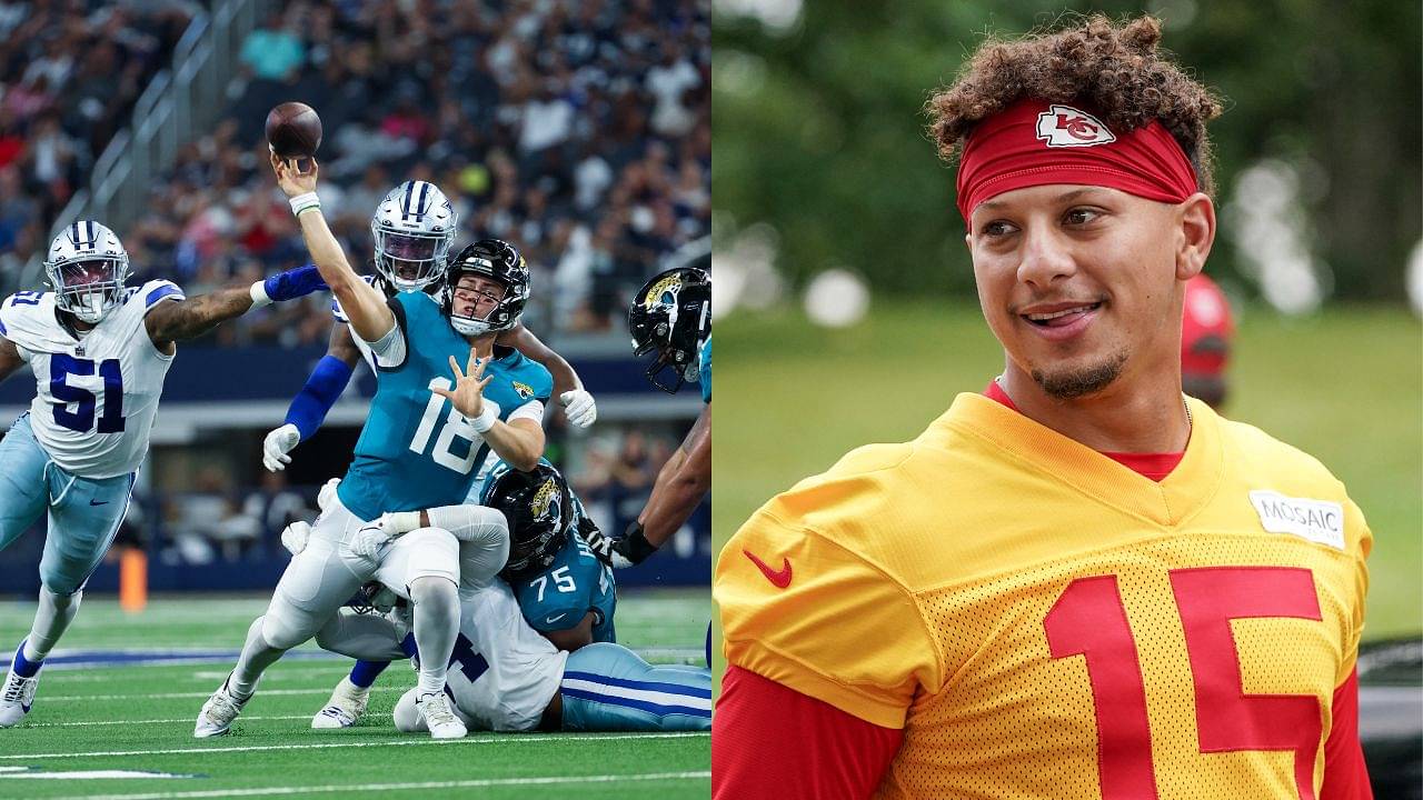 Patrick Mahomes Posts Three-Word Reaction to Jaguars' New $221,000 Contract Holder QB's Astounding Play that Fractured Cowboys' Defense