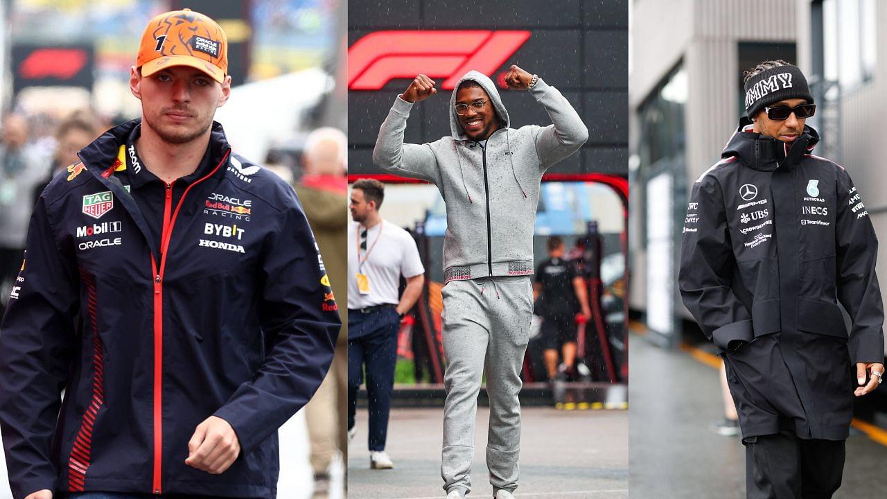 A Year After Being Consoled by Lewis Hamilton, Anthony Joshua Accepts 'VIP Treatment' by Fierce Rival Max Vertstappen's Garage