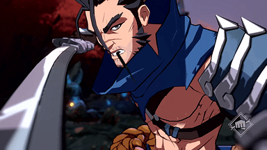 An image showing Yasuo from League of Legends universe in Project L