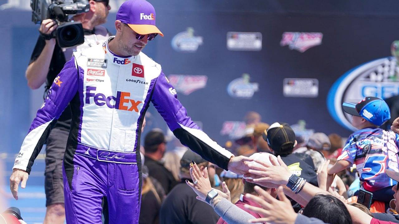 Denny Hamlin Hilariously Roasts NASCAR Fans With "Trust Issues" After Excessive Blame for Wreck at Talladega