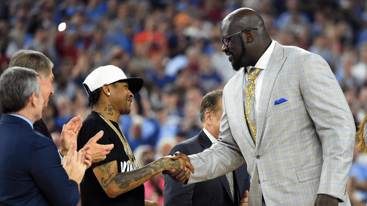 "Shaq Shoe Phone Baby!": Shaquille O'Neal's Ingenious Idea Receiving Hilarious Plaudits From Shocked Allen Iverson Resurfaces