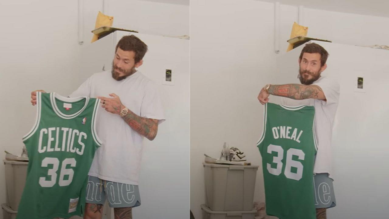 WATCH: Marlon Vera Flaunts His Shaquille O’Neal Number 36 Celtics Jersey Ahead of UFC 292