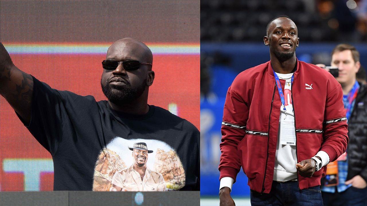 "I Trained 4 Years to Run 9 Seconds": Shaquille O'Neal Shows Love to Usain Bolt's Incredible Mentality