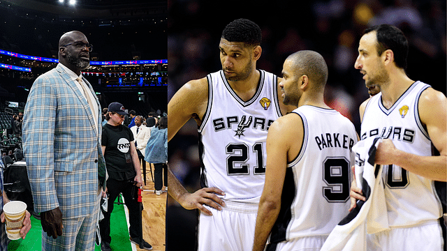 Shaquille O'Neal Snubs Michael Jordan and LeBron James to Crown Tim Duncan-Led Spurs' Big 3 as the Greatest of All Time