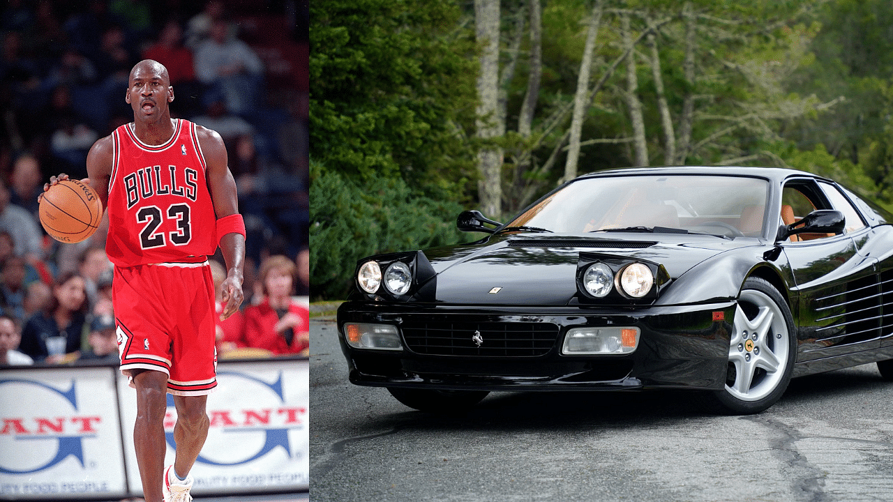 'Flexing' His Custom $259,577 Ferrari And Cigar On The Bullets, Michael Jordan Dropped 55 In The 1997 Playoffs