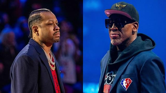 Offended By Repeated 'Smacks,' 21 Y/O Allen Iverson Almost Starting a Brawl with 6ft 9" Dennis Rodman in 1996 Resurfaces