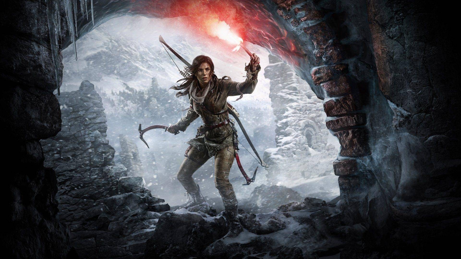 An image of the Rise of the Tomb Raider Poster