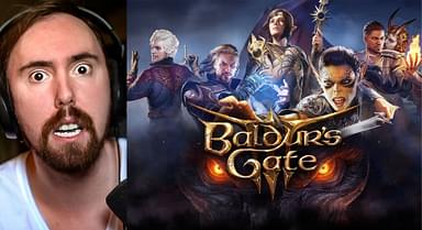 Asmongold finds Baldur's Gate 3 ranks in the top 10 games list